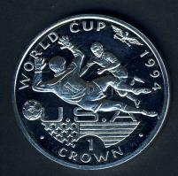 Gibraltár 1994. 1C Ag "Labdarúgó VB" T:PP