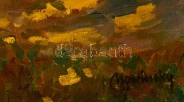 Nowinsky Jenő (1884-?): Őszi verőfény. Olaj, vászon, jelzett, 60×50 cm