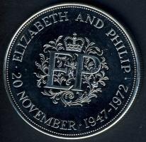 Nagy-Britannia 1972. 25P Ag "Királyi ezüst jubileum" T:PP