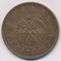 Kína / Hunan tartomány 1919. 20c Cu T:2,2-
China / Hunan province 1919. 20 Cash Cu C:XF,VF