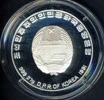 Észak-Korea 1991. 500W Ag "Barcelonai olimpia-röplabda" T:PP