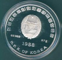 Észak-Korea 1988. 500W Ag "Labdarúgó VB" T:PP