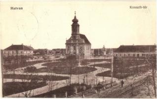 1915 Hatvan, Kossuth tér, templom