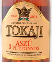 2001 Tokaji aszú, 3 puttonyos, 0,5 l