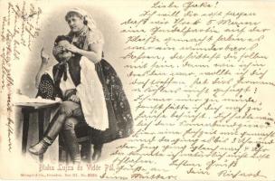 1898 Blaha Lujza és Vidór Pál. Strelisky