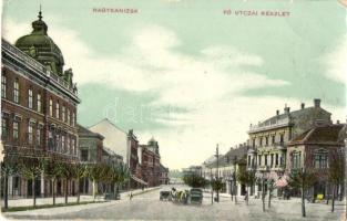 1910 Nagykanizsa, Fő utca (gyűrődések / creases)