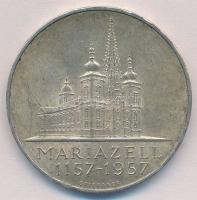 Ausztria 1957. 25Sch Ag 800 éves a Mariazelli kegytemplom T:1-,2  Austria 1957. 25 Schilling Ag 8th Centennial - Mariazell Basilica C:AU,XF  Krause KM#2883