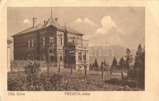 Predeál, Predeal-telep; Villa Klein  (EK)