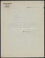 1913-1931 3 db újság fejléces levélpapírjára írt levél ("Magyarország" szerkesztősége, Mag...