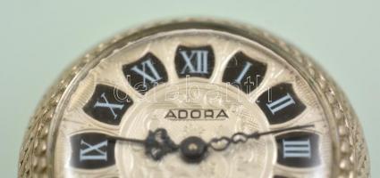 Adora mini svájci zsebóra, működő, jó állapotban d:2,4 cm