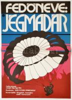 1973 Deák György (1940-): Fedőneve: Jégmadár, szovjet ifjúsági film plakát, hajtásnyommal, 56,5x40 cm
