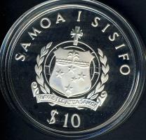 Szamoa 1992. 10T Ag "Olimpia-súlydobás" T:PP
