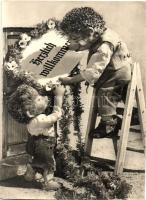 10 db MODERN bábfilm sorozatos motívumlap, Mazsola és Tádé / 10 modern puppet animated film motive p...