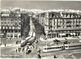 8 db modern külföldi villamos motívumlap / 8 modern European tram motive cards