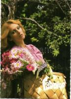 11 db MODERN motívumlap híres emberekkel / 11 modern motive postcards with famous people