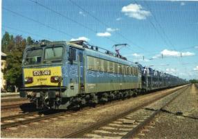10 db modern magyar villanymozdony és vonat motívumlap / 10 modern Hungarian electric train motive, ...