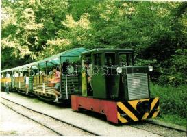 15 db modern magyar keskeny nyomtávú vasút motívumlap; gőzmozdony, kisvasút, erdei vasút, stb. / 15 ...