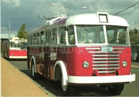 10 db modern magyar trolibusz motívumlap / 10 modern Hungarian trolley, trolleybus motive cards