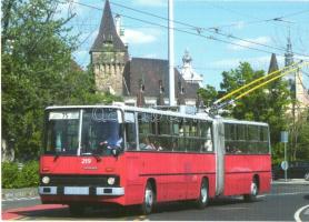 10 db modern magyar trolibusz motívumlap / 10 modern Hungarian trolley, trolleybus motive cards