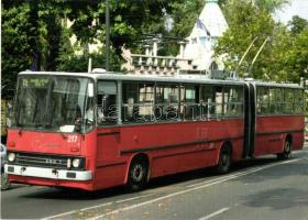 10 db modern magyar trolibusz motívumlap / 10 modern Hungarian trolley, trolleybus motive cards