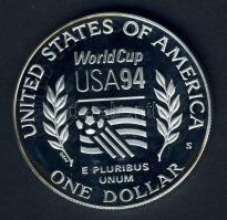 USA 1994. 1$ Ag "Labdarúgó VB" T:PP