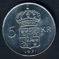 Svédország 1971. 5K Ag T:1-/2+