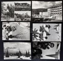 1 cipősdoboz MODERN magyar és külföldi városképes lap / A box of modern Hungarian and worldwide town...