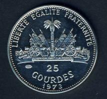Haiti 1973. 25G Ag "Labdarúgó VB" T:PP