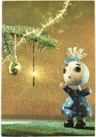 14 db MODERN magyar bábfilm sorozatos motívumlap, Mazsola és Tádé, Böbe baba / 14 modern Hungarian p...