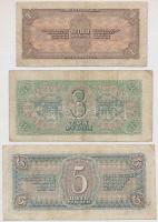 Szovjetunió 1938. 1R + 3R + 5R + 1947. 1R (2x) + 5R T:III,III-
Soviet Union 1938. 1 Ruble + 3 Ruble...