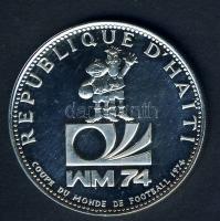Haiti 1973. 25G Ag "Labdarúgó VB" T:PP