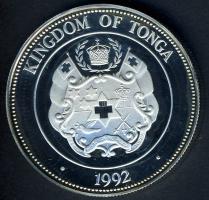 Tonga 1992. 1P Ag "Labdarúgó VB" T:PP