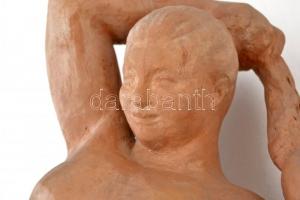 Medgyessy Ferenc (1881-1958): Debreceni Vénusz. Terrakotta, jelzett, jó állapotban, m: 60 cm