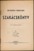 Horváth Ilona: Háztartási tanácsadó. Szakácskönyv. Bp.,1955, MNDSZ. Kiadói papírkötés, jó állapotban