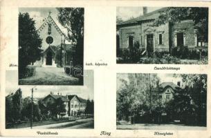 Dunakeszi-Alag, Római katolikus kápolna, Vasútállomás, Csendőr laktanya, Községháza (Rb)