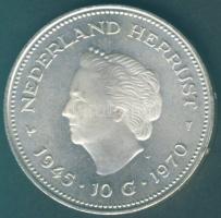 Hollandia 1970. 10G Ag "Wilhelmina Julianna" T:1/2+