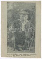 3 db régi sérült lap törpékről / 3 old damaged motive cards of midgets, dwarves, little people