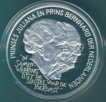 Hollandia 1994. 25Ecu Ag "Julianna-Bernhard" T:PP