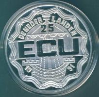Hollandia 1991. 25Ecu Ag "Erasmus" T:PP R!