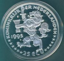 Hollandia 1995. 25Ecu Ag "Grotius" T:PP