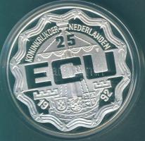 Hollandia 1992. 25Ecu Ag "Koronázási évforduló" T:PP R!