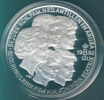 Hollandia 1992. 25Ecu Ag "Koronázási évforduló" T:PP R!