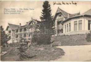 Ótátrafüred, Altschmecks, Stary Smokovec (Tátra, Magas Tátra, Vysoké Tatry); Tátra szanatórium / sanatorium (EK)