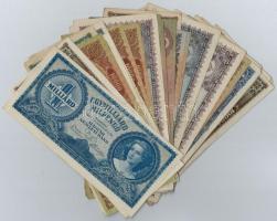 Vegyes 30db-os pengő bankjegy tétel T:II-III