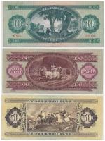 6db-os forint bankjegy tétel, benne 1949. 10Ft, 1962. 100Ft, 1969-1990. 500Ft (3xklf), 1983. 50Ft T:...