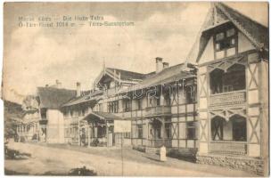 Ótátrafüred, Altschmecks, Stary Smokovec (Tátra, Magas Tátra, Vysoké Tatry); Tátra szanatórium / sanatorium (EB)