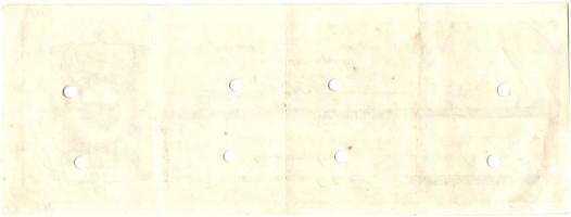 Mezőtúr 1936-1940 12db váltó, 1db kivételével mind kitöltött és lyukasztással érvénytelenített T:III