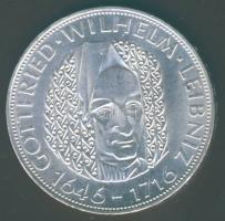 NSZK 1966. 5M Ag "Leibniz" T:BU