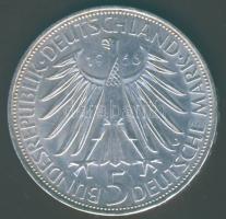 NSZK 1966. 5M Ag "Leibniz" T:BU