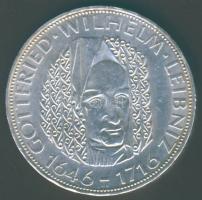 NSZK 1966. 5M Ag "Leibniz" T:BU